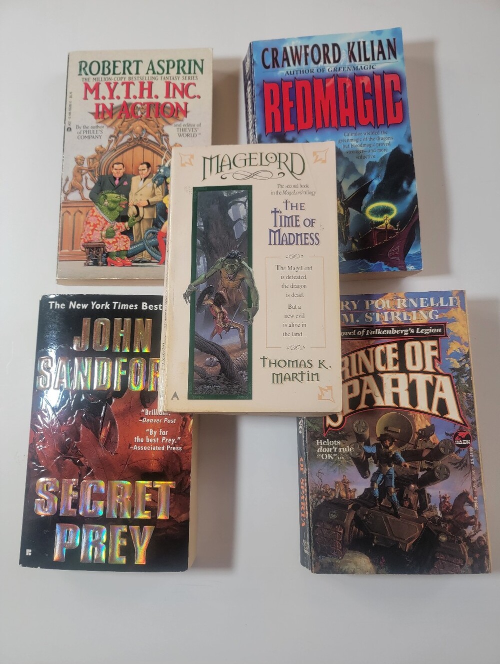 (5) Book Lot #3 Vintage Fantasy